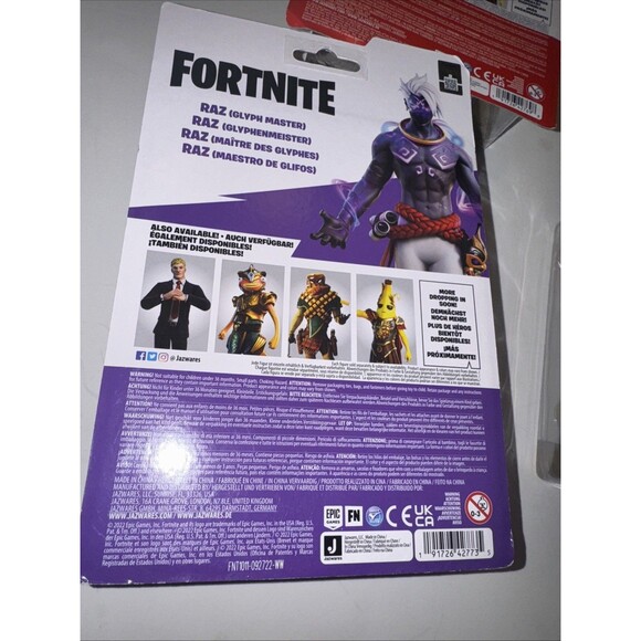 Fortnite Raz Glyph Master Agent Jones Cluck Eggsplosive Lot Epic Jazzwares - Picture 7 of 11